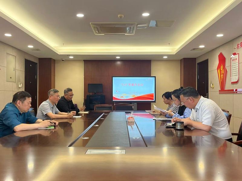 审计处党支部开展“510”思廉月活动专题教育